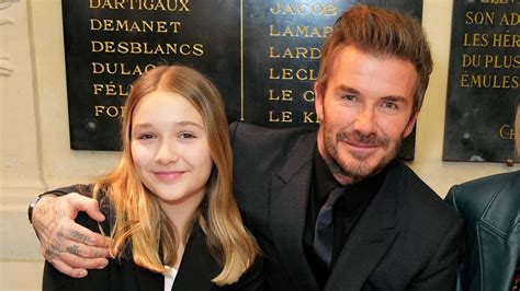 Victoria Beckham Poses With Daughter Harper Who Is So Grown Up .
